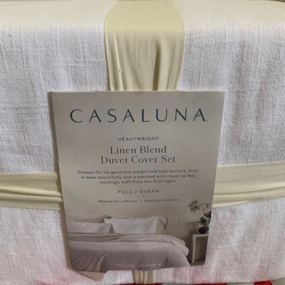 Target Bedding Casaluna Linen Blend Duvet Cover Fullqueen Poshmark